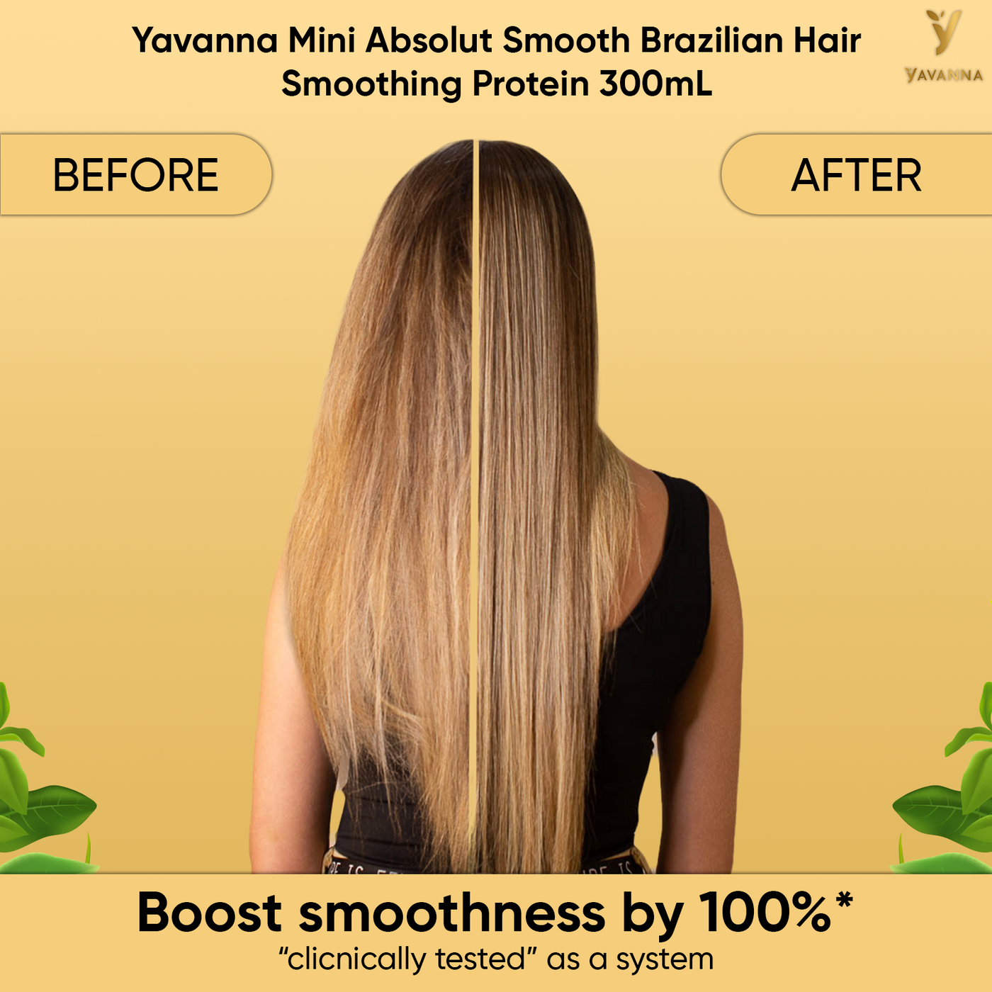 Yavanna Mini Absolut Smooth - Brazilian Hair Smoothing Protein 300mL